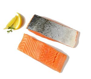 Losos Nórsky porcie s kožou 150g 5kg - fuudi gastro