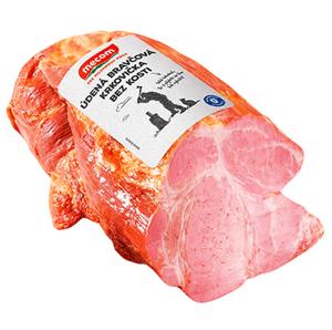CHL Krkovička údená bez kosti 70% bravčového mäsa cca 800g /VÁHA/ VB Mecom - ačacie prsia sous vide 8xcca150g / VÁHA cca 1,2kg / KMS