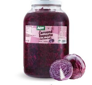 Kapusta červená sterilizovaná 3720ml, 3300g /PP1900g/ sklo Ady - apary malé - Capperi IT 550g Dilillo