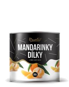 Kompót Mandarínky lúpané mesiačicky 2600g /PP1500g/ plech Bassta - fuudi gastro