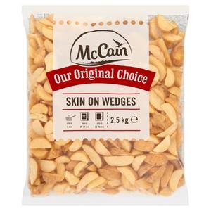 Mesiačiky nelúpané - Skin on wedges 5x2,5kg McCain - fuudi gastro