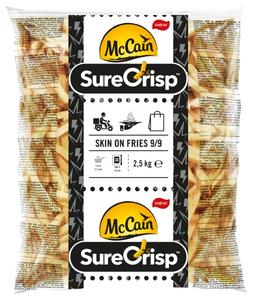 Hranolky SureCrisp 9x9 so šupkou 2,5kg McCain - fuudi gastro