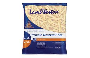 Hranolky Connoisseur Fries 11x11 2,5kg Domáce so šupkou LW - ustic Fries 4x2,5kg Lyžičky so šupkou LW
