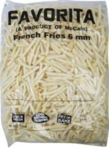 Hranolky Favorita Thin cut 6x6 5x2,5kg McCain - fuudi gastro