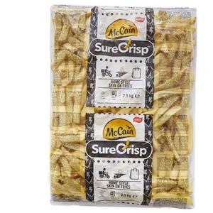 Hranolky SureCrisp HomeStyle so šupkou 2,5kg McCain - fuudi gastro