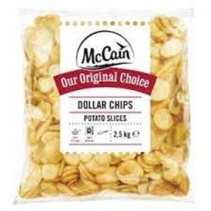 Plátky zemiakové - Dollar chips 5x2,5kg McCain - fuudi gastro