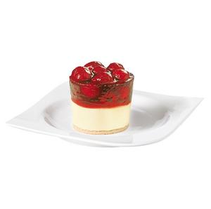 Koláč romantický s bielou čokoládou a malinami 1080g ERL. /12x90g/ - fuudi gastro