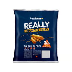 Hranolky Really Crunchy fries skin on 9x9 , 4x2,5kg LW - fuudi gastro