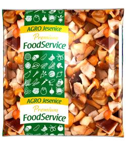 Zmes lesných húb 1kg /hríb hnedý, kremenáč, kozák, hríb smrekový, masliak/ Food Service - fuudi gastro