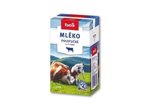 Mlieko trvanlivé polotučné 1,5% 1l Tatra - fuudi gastro