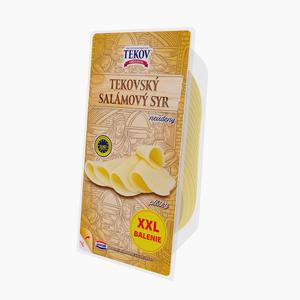 Syr tekovský salámový plátky neúdený 500g Tekov - fuudi gastro
