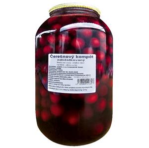 Kompót čerešňe odkôstkované 3500g /PP1750g/ sklo Hajduk - fuudi gastro