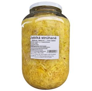 Kompót jablká strúhané 3000g /PP1900g/ sklo Hajduk - ompót Mandarínky lúpané mesiačicky 2600g /PP1500g/ plech Bassta
