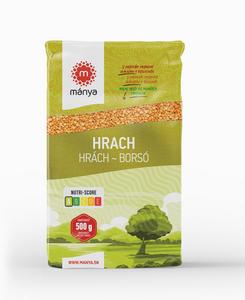 Hrach žltý polený lúpaný 500g Mánya - fuudi gastro