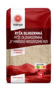 Ryža dlhozrnná 1kg Mánya - fuudi gastro