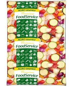 Zmes na gril 2,5kg /cuketa, cibuľa biela, cibuľa červená, paprika červená, paprika žltá/ Food Service - alotka krájaná 250g ARDO