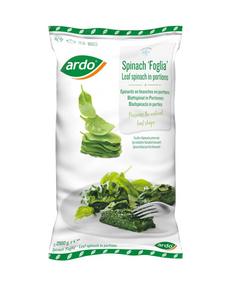 Špenát listový /porcie 50g/ Foglia 2,5kg ARDO - fuudi gastro