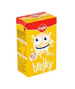Mlieko ochutené vanilka 250ml Brejky - fuudi gastro