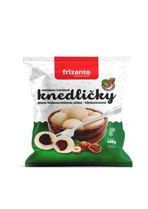 CBA Frizanto knedličky lieskoorieškové zemiakovo-tvarohové hlbokozmrazené 480g - alušky zemiakové 1kg Vinica