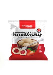 CBA Frizanto knedličky jahodové zemiakovo-tvarohové hlbokozmrazené 480g - fuudi gastro