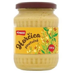Horčica plnotučná 350g sklo Fresh - fuudi gastro