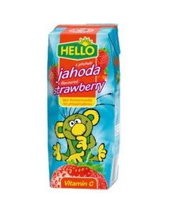 Džús jablko-jahoda 100% Hello 250g - fuudi gastro