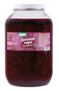 Repa červená - cvikla kocky 3720ml, 3500g /PP1800g/ sklo Ady - fuudi gastro