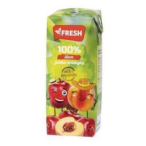 Džús jablko-broskyňa 100% 18x0,25l Fresh - fuudi gastro