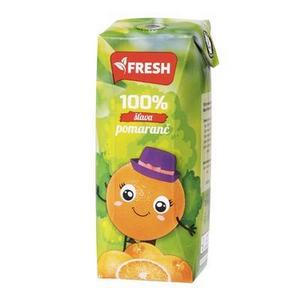 Džús pomaranč 100% 18x0,25l Fresh - fuudi gastro