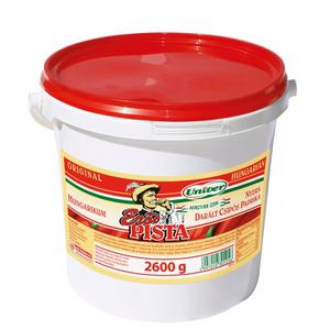 Krém paprikový pikantný 2,5kg vedro Erős Pista Univer - or. Čierne mleté 500g fólia Gurmeko