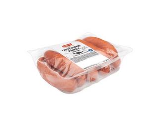 CHL Párky bravčové obyčajné 45% cca. 1,4kg /VÁHA/ Mecom - fuudi gastro