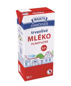 Mlieko trv. plnotučné 3,5% 1l Madeta - fuudi gastro