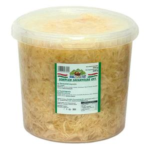 Kapusta biela kvasená 5kg /PP4kg/ vedierko HU - apričky Jalapeňos zelené krájané 3kg /PP1700g/ plech Bassta