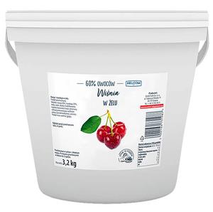 Ovocie v géli višne 60% 3,2kg vedro - fuudi gastro