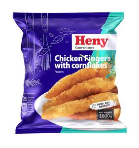 Kuracie prsty v cornflakes 1kg Heny UA - tripsy celosvalové Crispy chicken strips 1kg McCain