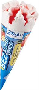 Nanuk Kornút vanilka s jahodovým toppingom bez lepku a laktózy 24x120ml Pinko - fuudi gastro