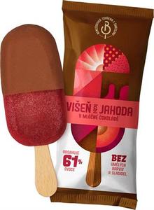 Nanuk sorbet višňa + jahoda v mliečnej čokoláde 70ml Pinko - fuudi gastro