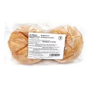 Žemľa hamburgerová bezlepková 30x120g - upečená Harmónia - fuudi gastro