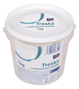 Šalát treska v majonéze 1kg Aro - fuudi gastro