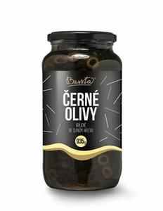 Olivy čierne krájané 935g /PP 485g/ sklo Bassta - fuudi gastro