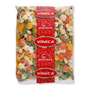 Zmes zeleninová Kúpeľná 2,5kg VINICA /mrkva, brokolica, karfiol, baby mrkva, hráškové struky/ - fuudi gastro